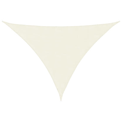 Parasole a Vela Oxford Triangolare 2,5x2,5x3,5 m Crema