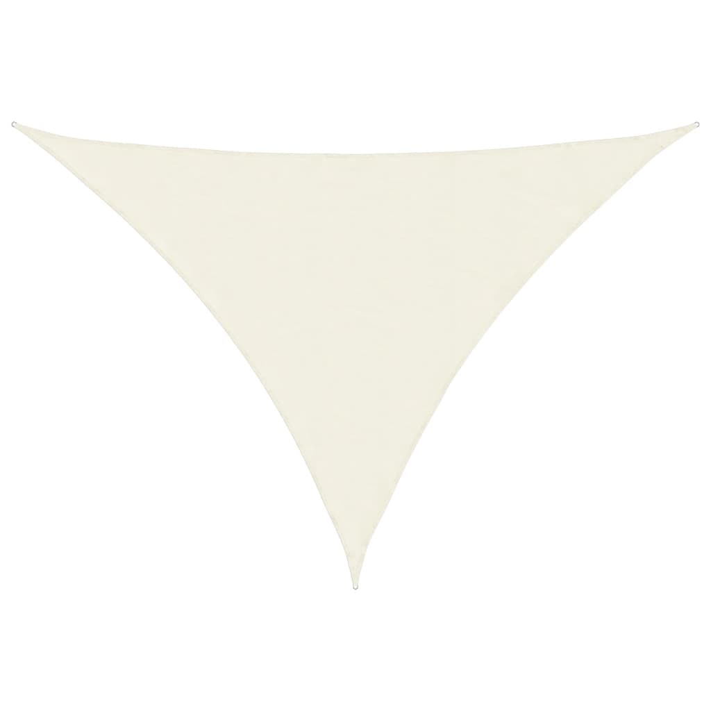 Oxford Triangular Parasol Sail 3x4x4 m Cream