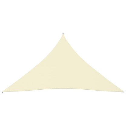 Oxford Triangular Parasol Sail 4x4x4 m Cream