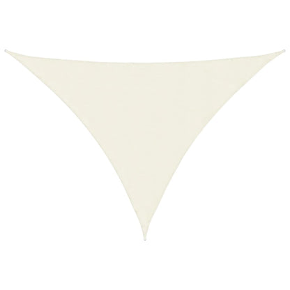 Parasole a Vela in Tessuto Oxford Triangolare 5x7x7m Crema | homemem39
