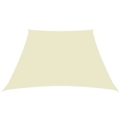 Parasole a Vela in Tela Oxford a Trapezio 2/4x3 m Crema