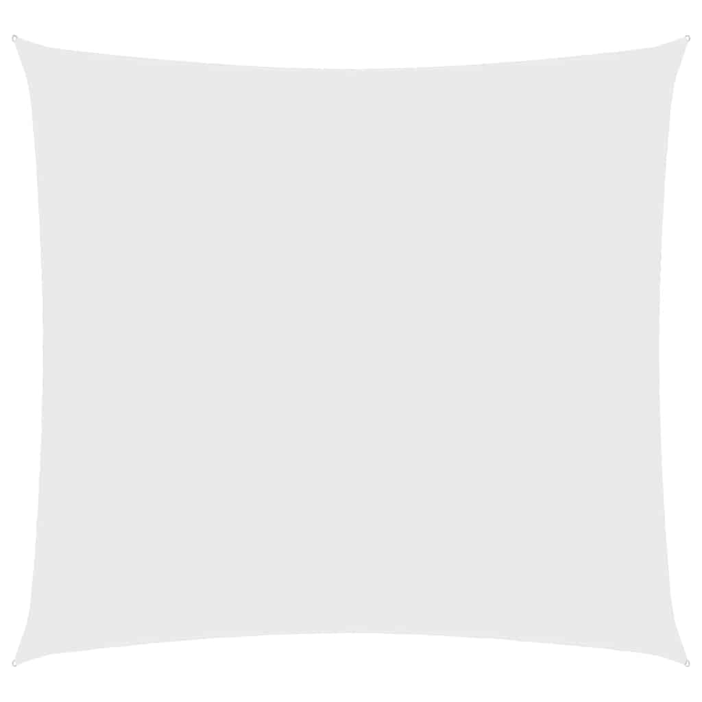 Parasole a Vela in Tela Oxford Quadrata 6x6 m Bianco