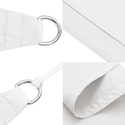 Parasole a Vela in Tela Oxford Quadrata 6x6 m Bianco