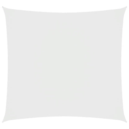 Parasole a Vela in Tela Oxford Quadrata 7x7 m Bianco - homemem39
