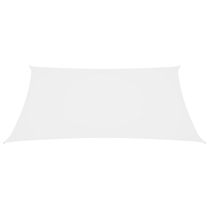 Parasole a Vela in Tessuto Oxford Rettangolare 2x2,5m Bianco