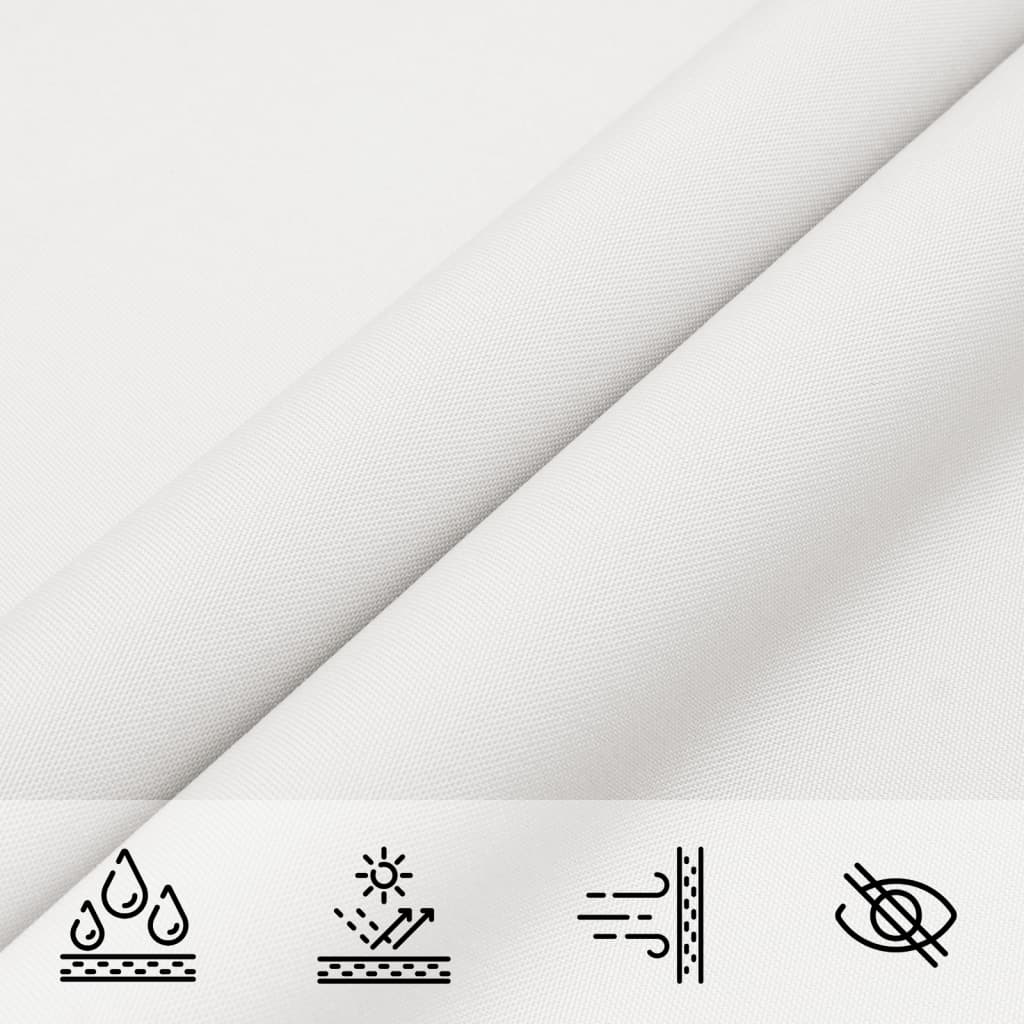 Parasol Sail in Rectangular Oxford Fabric 2x2.5m White