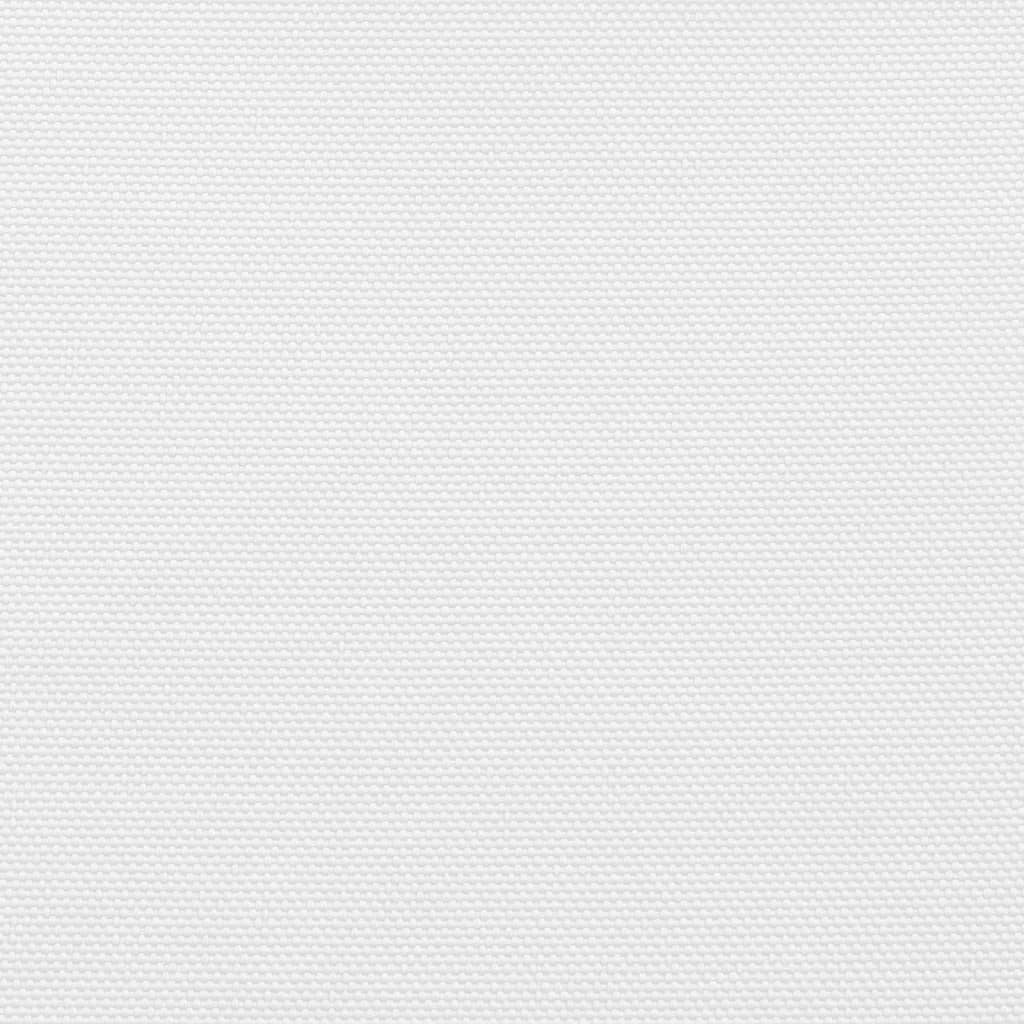 Parasole a Vela in Tessuto Oxford Rettangolare 2x4m Bianco - homemem39