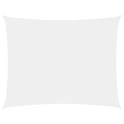 Sunshade Sail in Rectangular Oxford Fabric 2x4m White