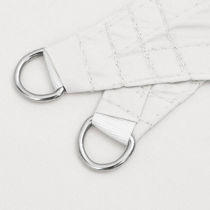 Parasole a Vela in Tessuto Oxford Rettangolare 2,5x3 m Bianco - homemem39