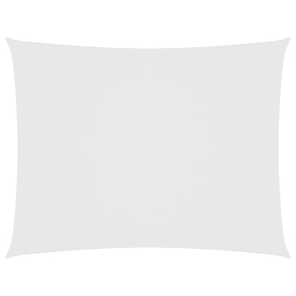 Parasole a Vela Oxford Rettangolare 2,5x3,5 m Bianco - homemem39