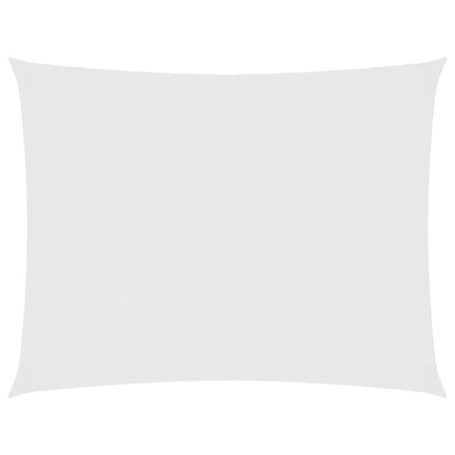 Parasole a Vela Oxford Rettangolare 2,5x4 m Bianco - homemem39
