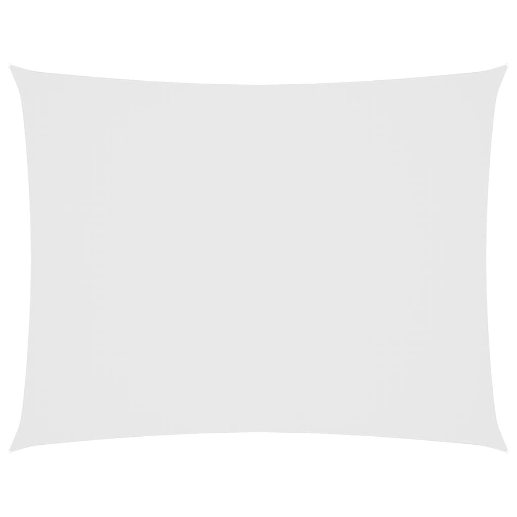 Parasole a Vela Oxford Rettangolare 3x4 m Bianco - homemem39