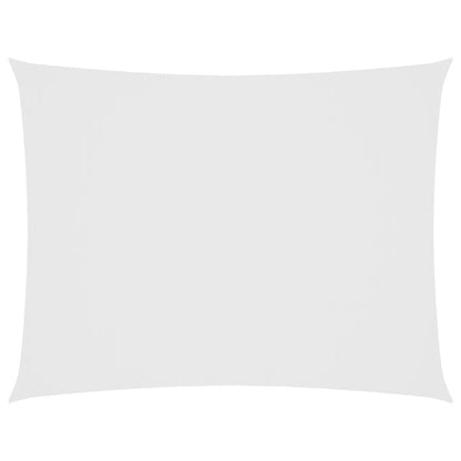 Parasole a Vela Oxford Rettangolare 3x4 m Bianco - homemem39