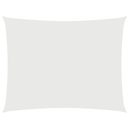 Parasole a Vela Oxford Rettangolare 3x4,5 m Bianco - homemem39