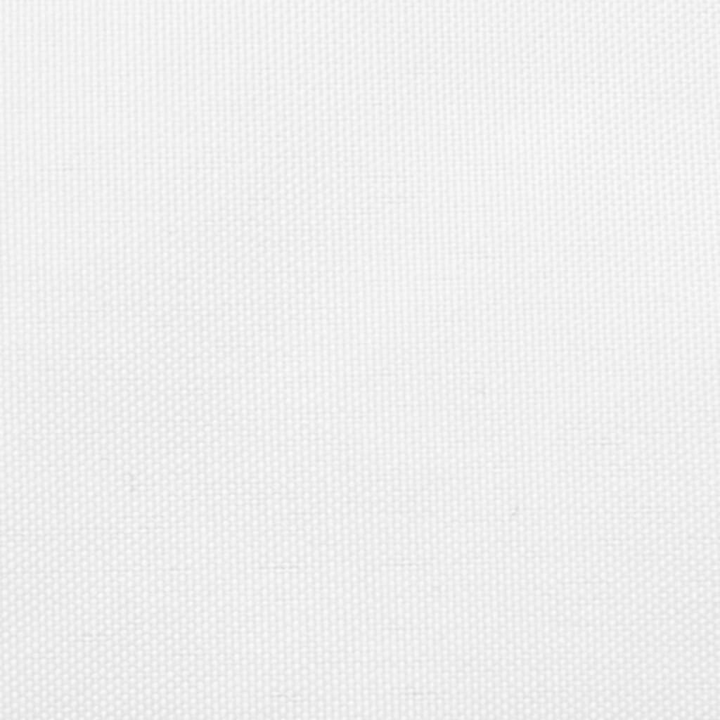 Parasole a Vela Oxford Rettangolare 4x7 m Bianco