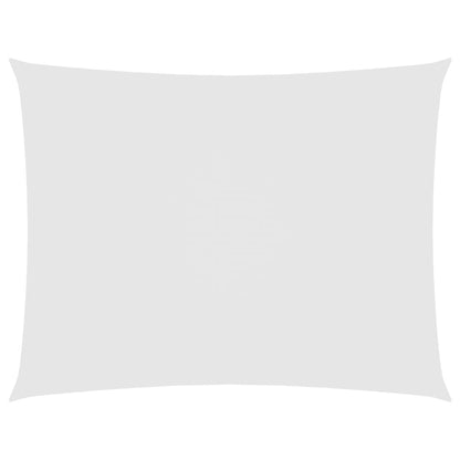 Parasole a Vela Oxford Rettangolare 5x7 m Bianco - homemem39