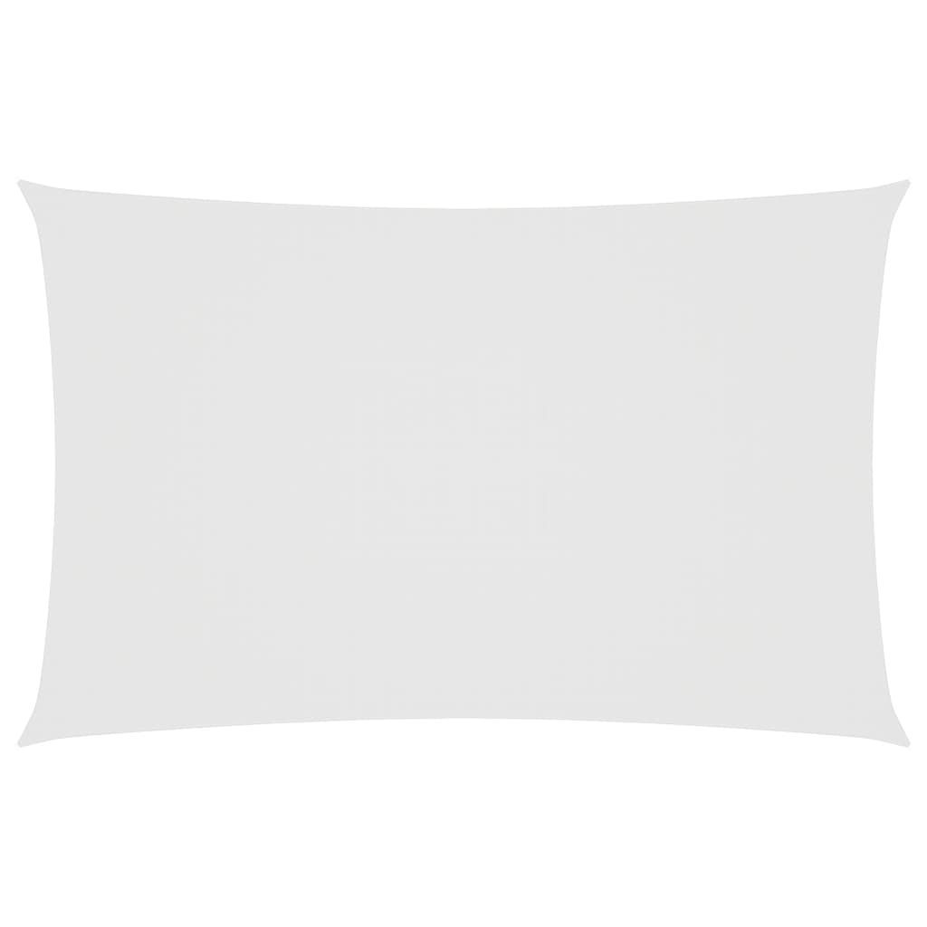 Sunshade Sail in Rectangular Oxford Fabric 5x8 m White