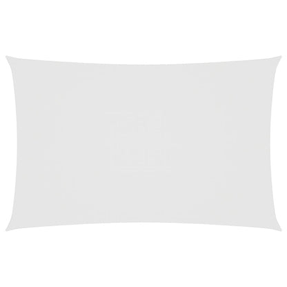 Parasole a Vela in Tessuto Oxford Rettangolare 5x8 m Bianco - homemem39
