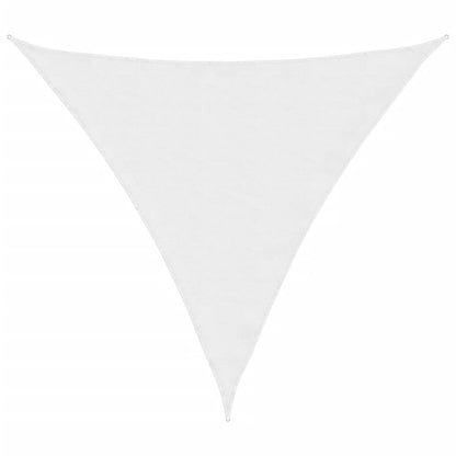 Parasole a Vela Oxford Triangolare 3,6x3,6x3,6 m Bianco