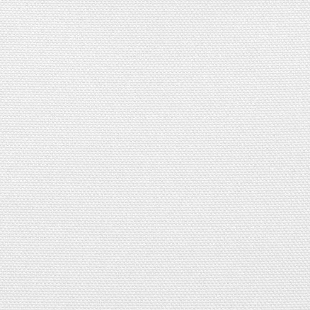 Parasole a Vela Oxford Triangolare 4x4x4 m Bianco