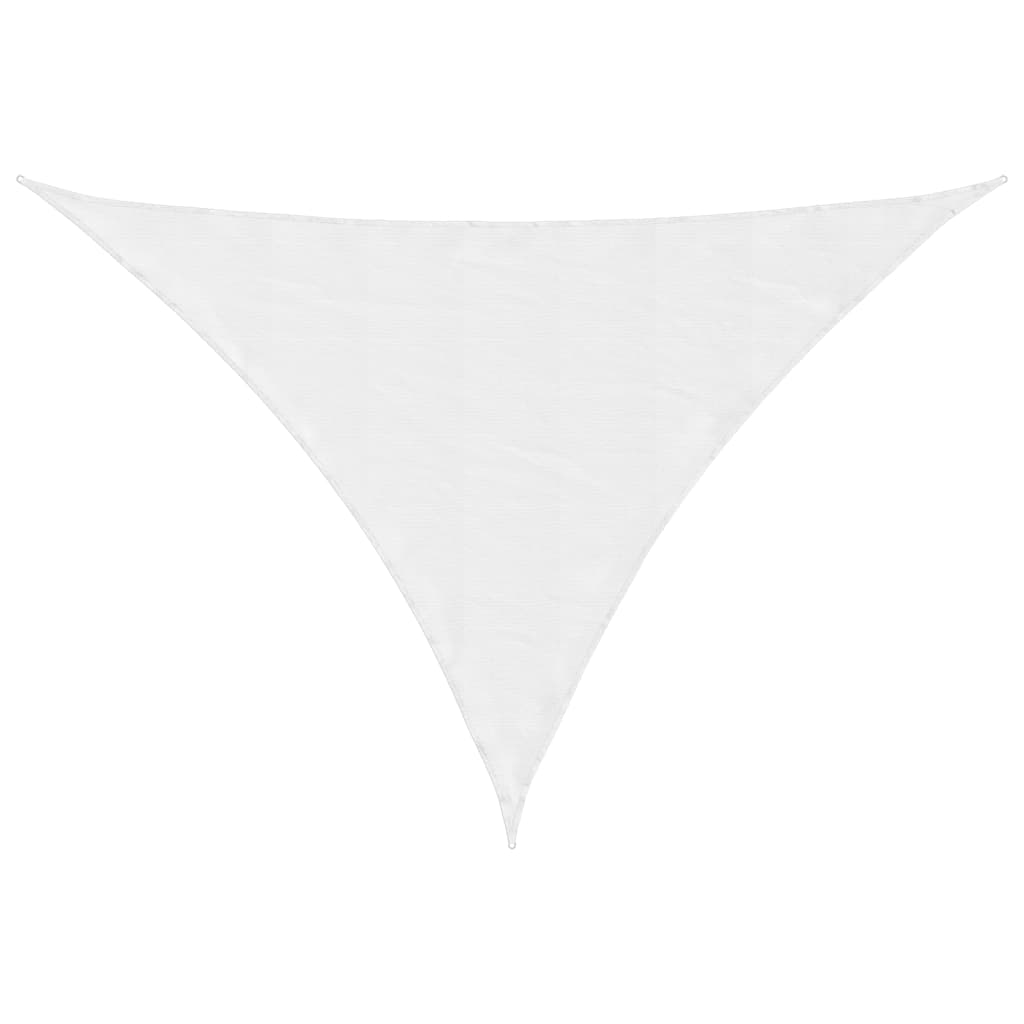 Parasole a Vela Oxford Triangolare 4x5x5 m Bianco