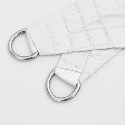 Parasole a Vela Oxford Triangolare 5x5x5 m Bianco | homemem39