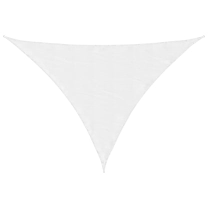 Parasole a Vela Oxford Triangolare 5x5x6 m Bianco