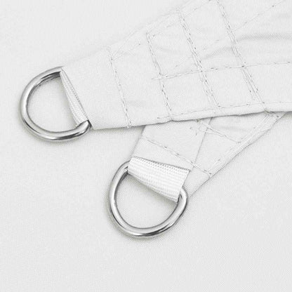 Parasole a Vela in Tessuto Oxford Triangolare 6x6x6 m Bianco | homemem39
