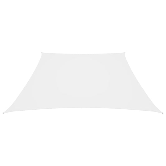 Parasole a Vela in Tela Oxford a Trapezio 2/4x3 m Bianco - homemem39