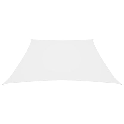 Parasole a Vela in Tela Oxford a Trapezio 3/4x3 m Bianco - homemem39