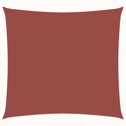 Vela Parasole in Tela Oxford Quadrata 3x3 m Terracotta