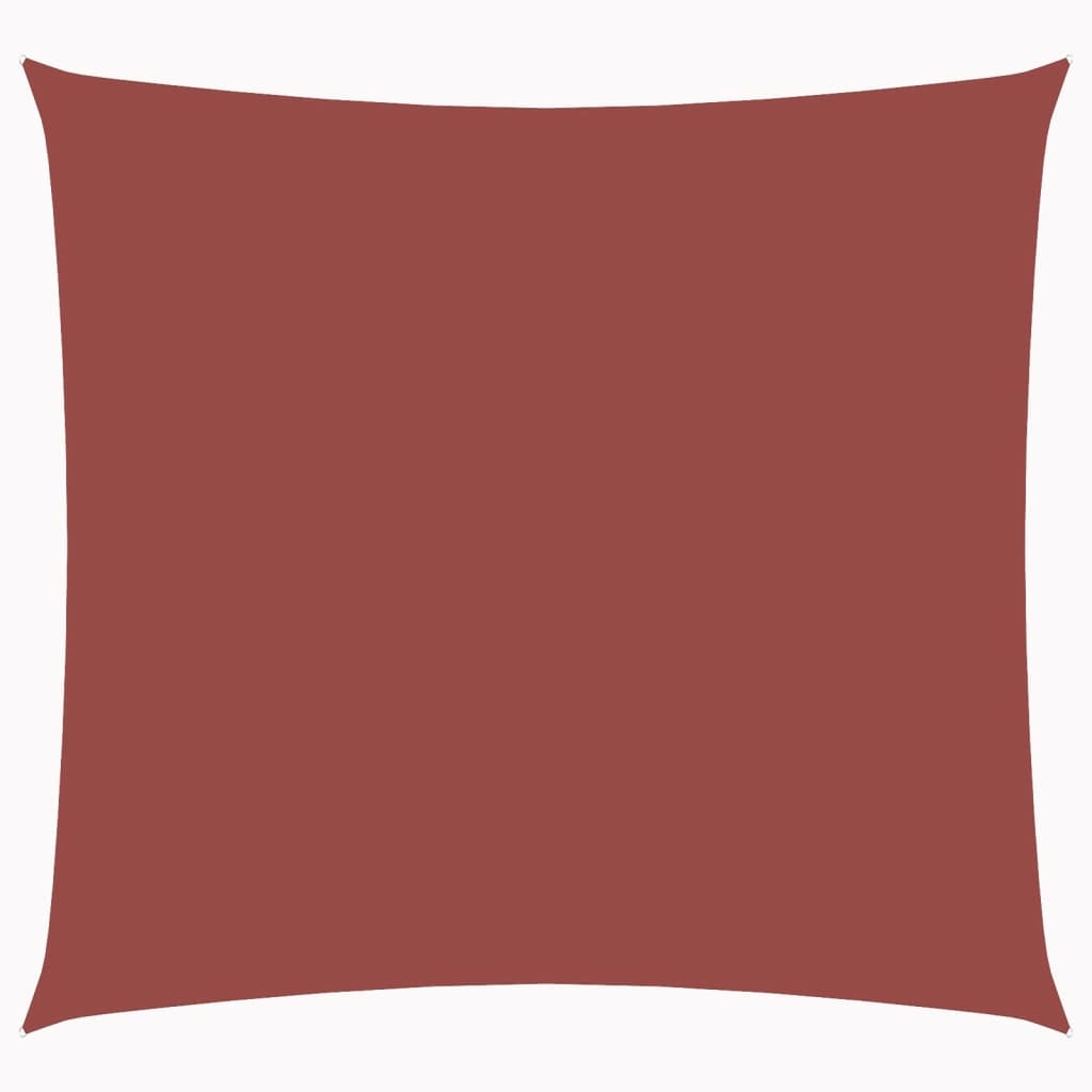 Vela Parasole in Tela Oxford Quadrata 5x5 m Terracotta | homemem39