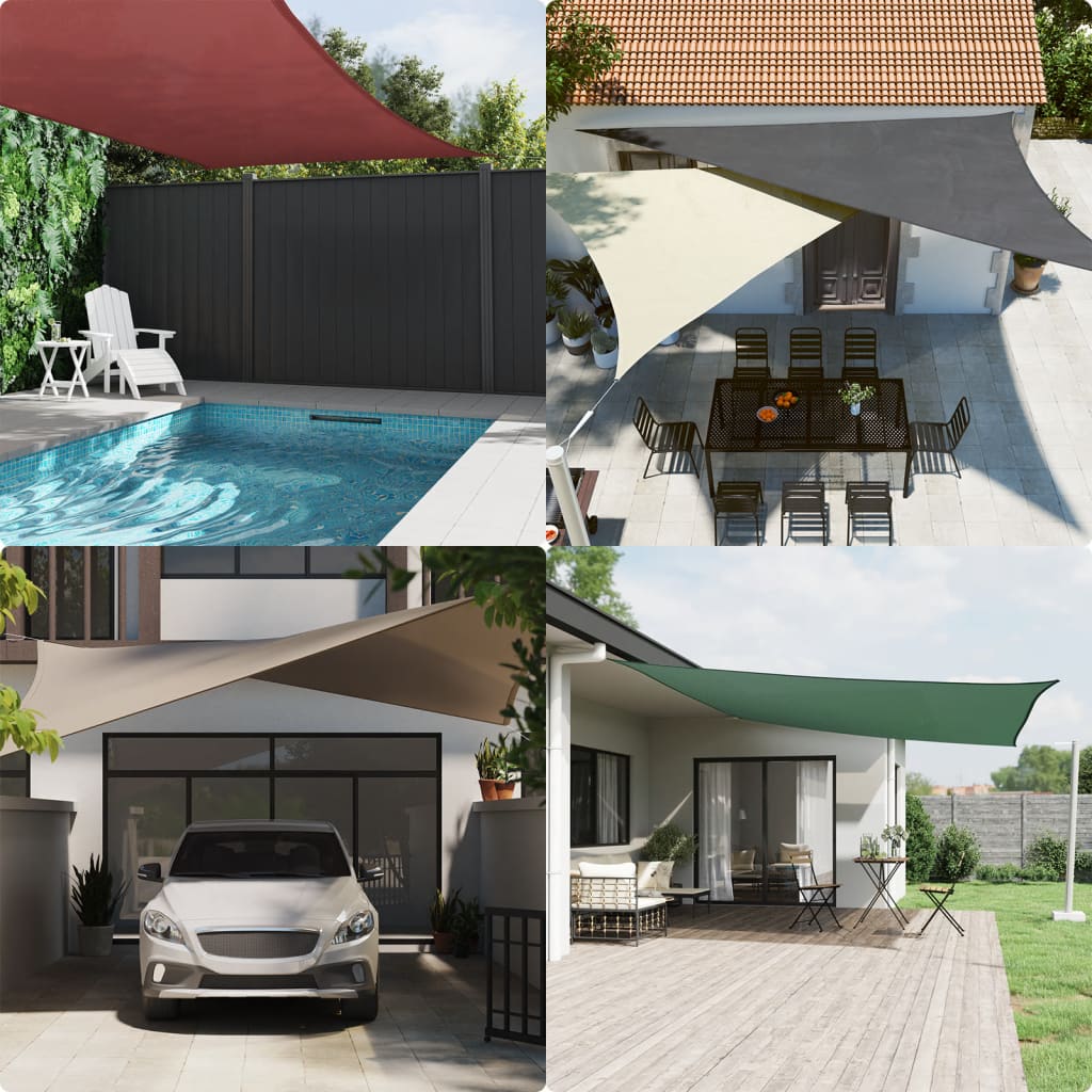 Parasole a Vela Oxford Rettangolare 2,5x3 m Terracotta | homemem39