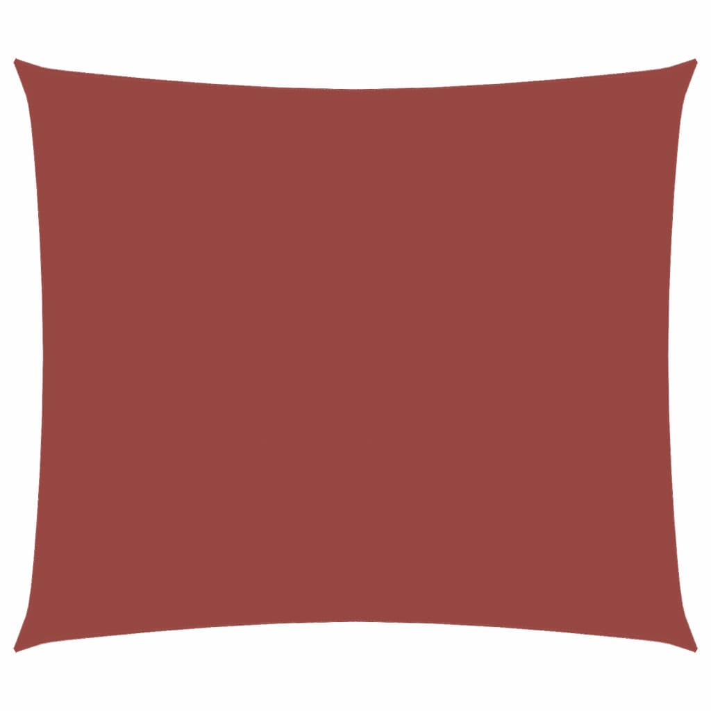 Parasole a Vela Oxford Rettangolare 2,5x3,5 m Terracotta | homemem39