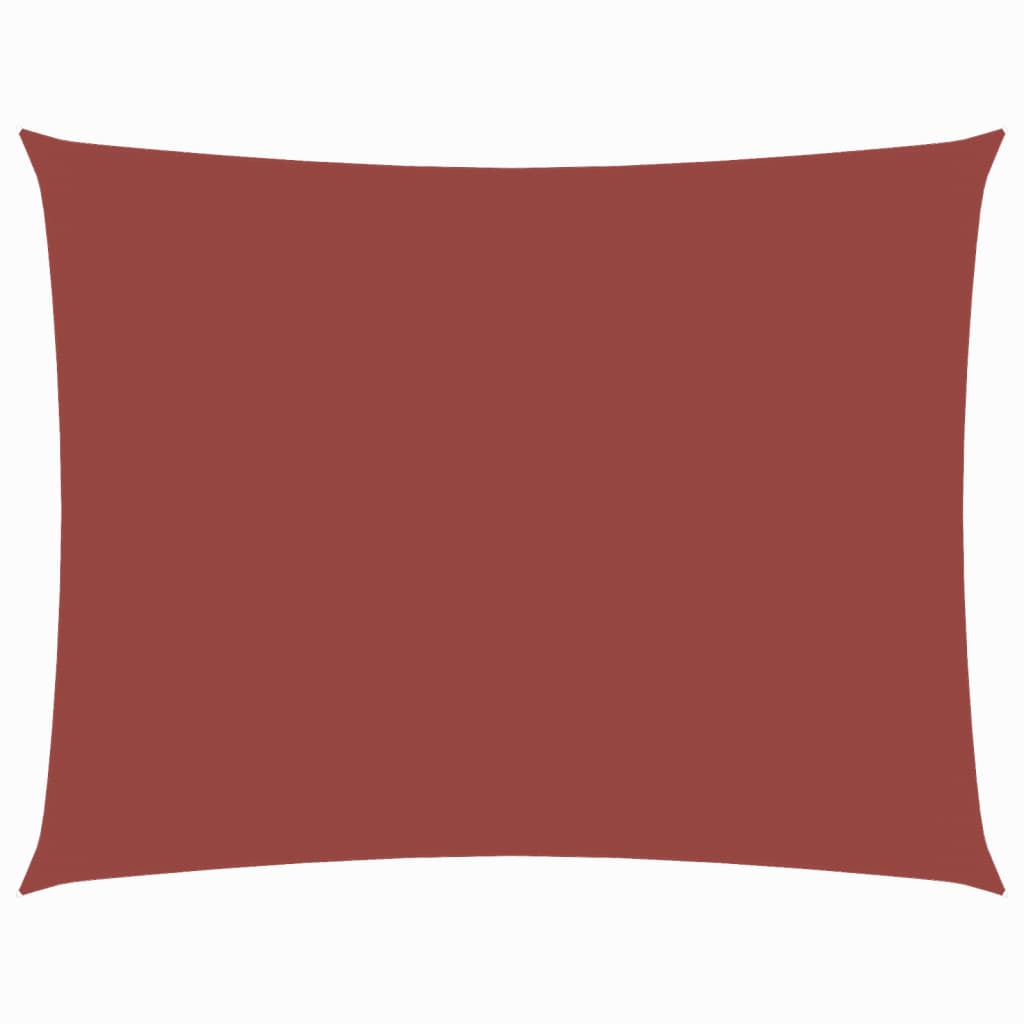 Parasole a Vela Oxford Rettangolare 3x5 m Terracotta | homemem39