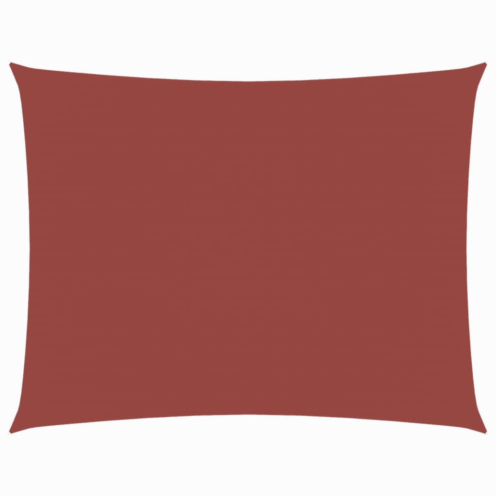 Parasole a Vela Oxford Rettangolare 4x5 m Terracotta | homemem39