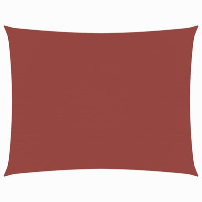 Parasole a Vela Oxford Rettangolare 4x5 m Terracotta | homemem39
