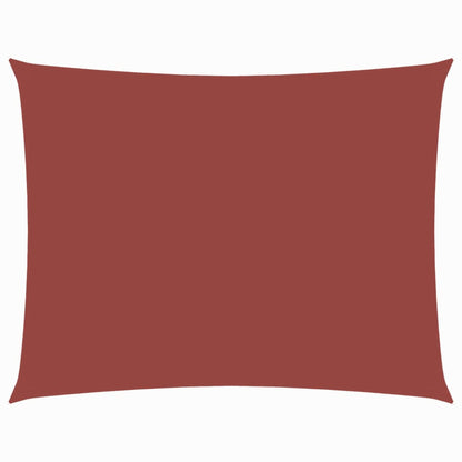 Parasole a Vela Oxford Rettangolare 5x6 m Terracotta | homemem39