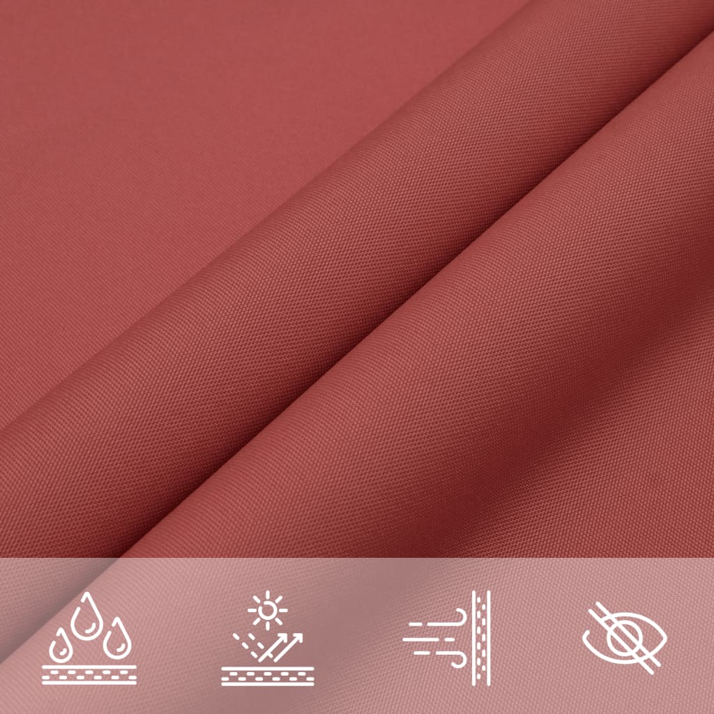 Parasole a Vela Oxford Triangolare 3x3x3 m Terracotta | homemem39