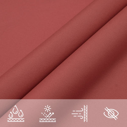 Parasole a Vela Oxford Triangolare 3x3x3 m Terracotta | homemem39