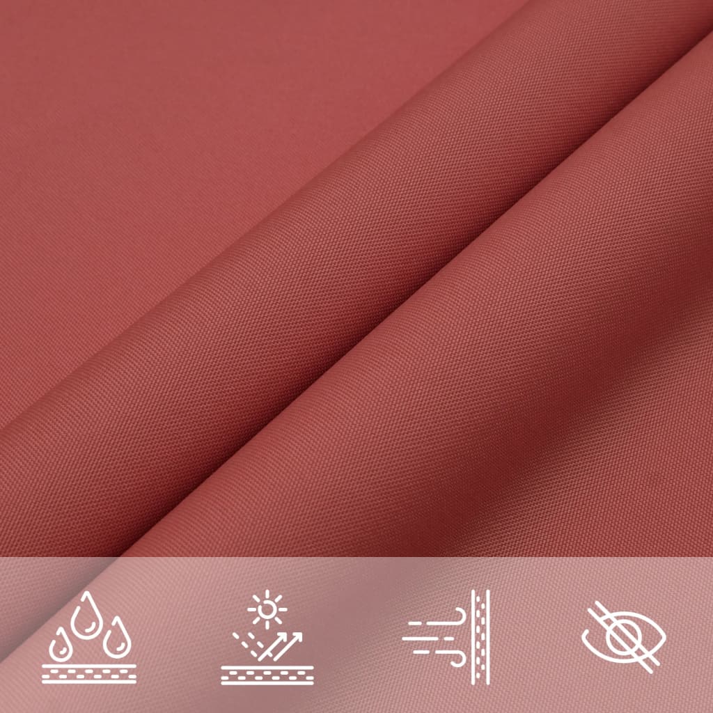 Parasole a Vela Tessuto Oxford Triangolare 4x5x5 m Terracotta | homemem39