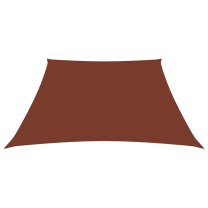 Parasole a Vela in Tela Oxford a Trapezio 2/4x3 m Terracotta - homemem39