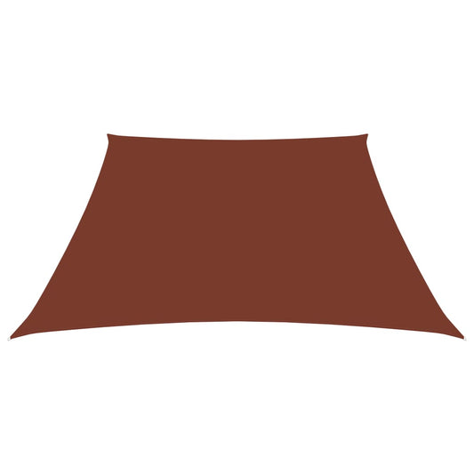 Parasole a Vela in Tela Oxford a Trapezio 2/4x3 m Terracotta - homemem39