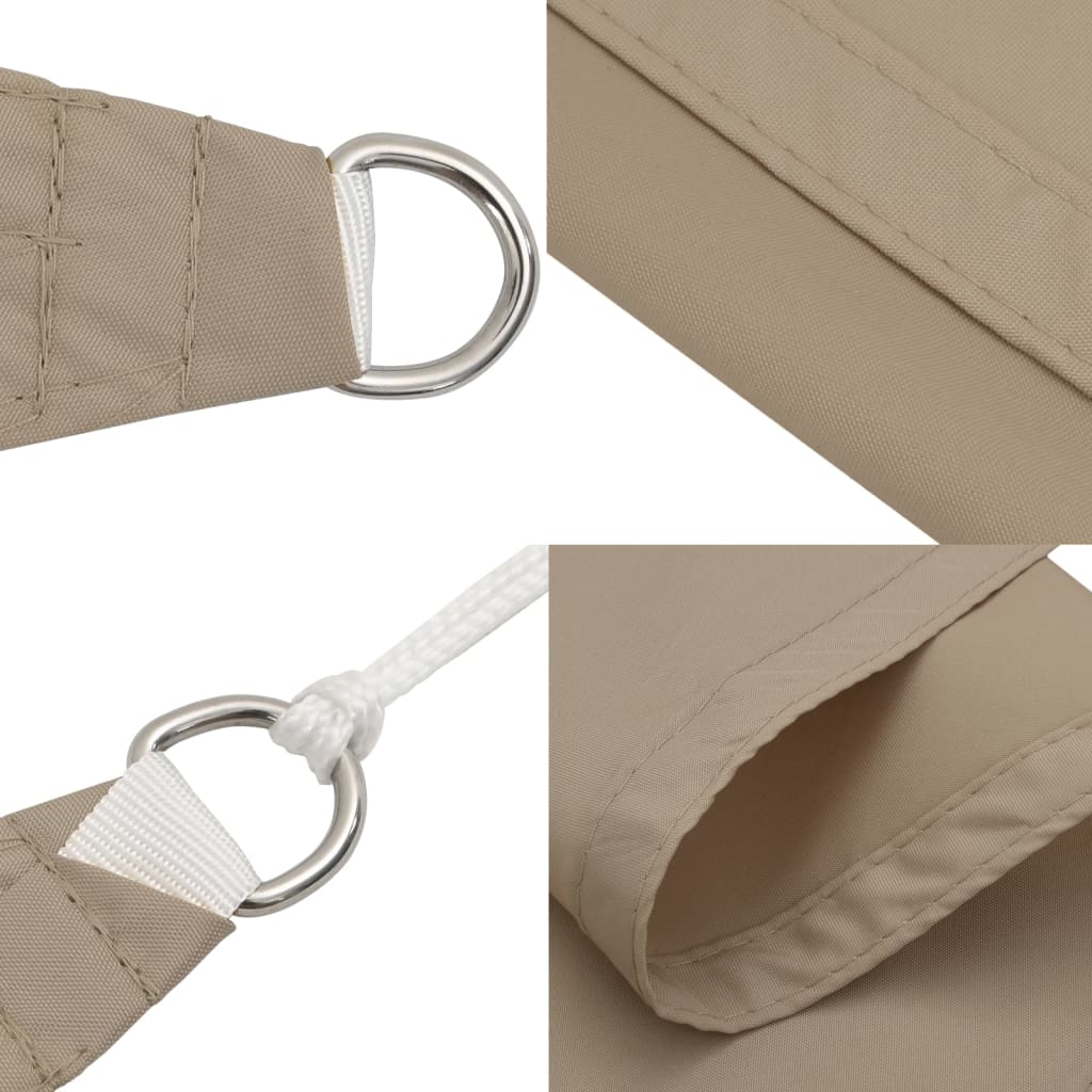 Vela Parasole in Tela Oxford Quadrata 3,6x3,6 m Talpa | homemem39