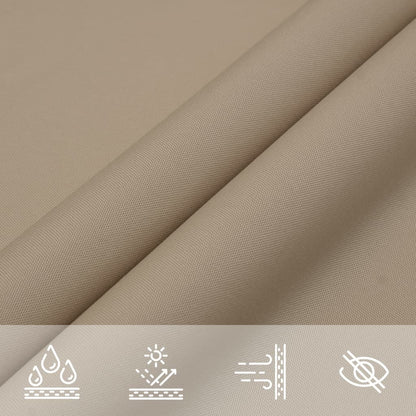 Parasole a Vela Oxford Rettangolare 3x4,5 m Grigio Talpa | homemem39