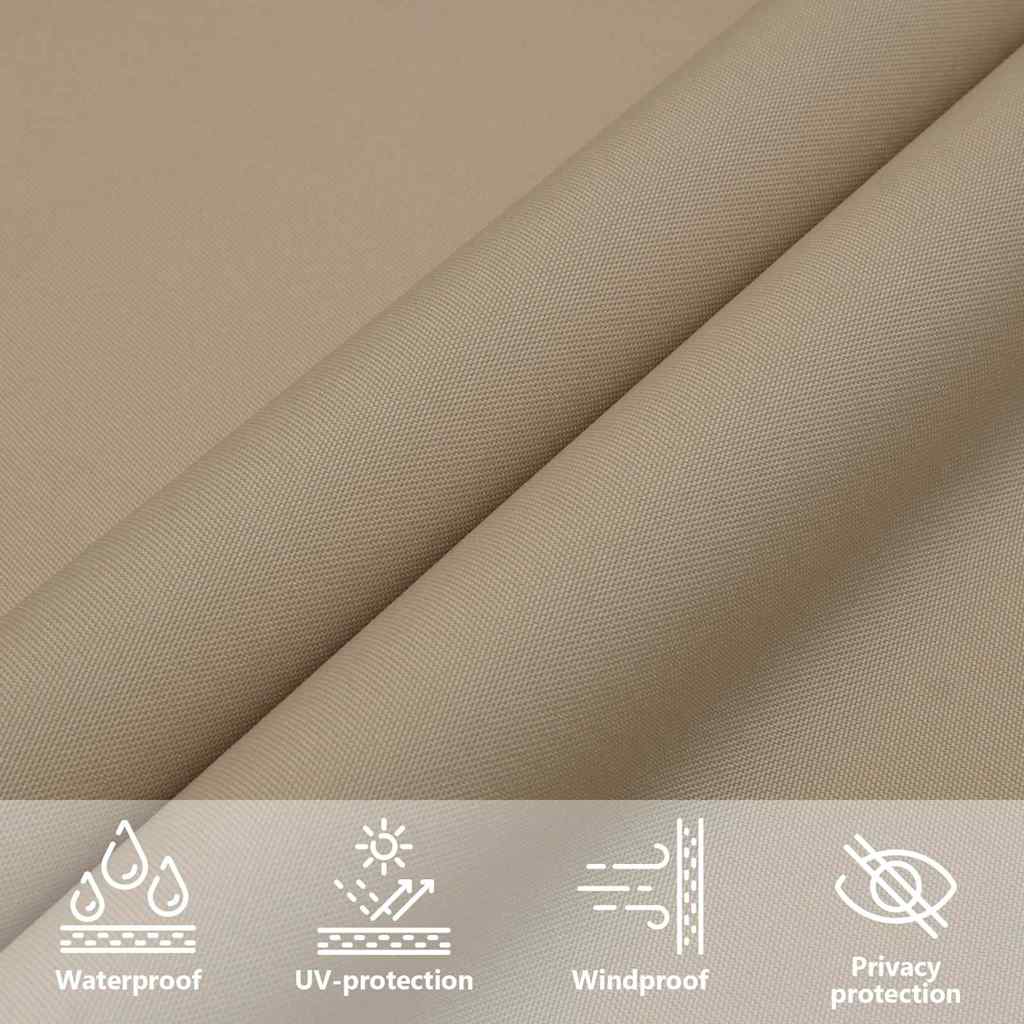 Parasole a Vela Oxford Triangolare 3,5x3,5x4,9 m Talpa