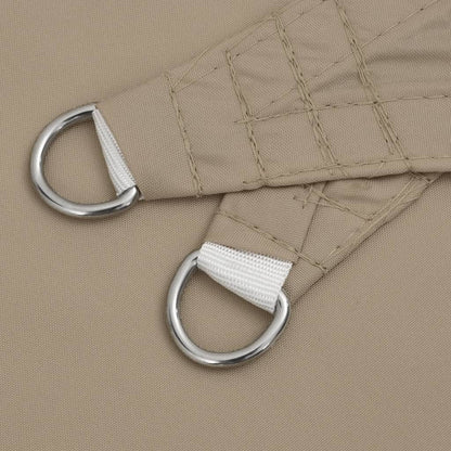 Parasole a Vela Oxford Triangolare 4x5x5 m Grigio Talpa