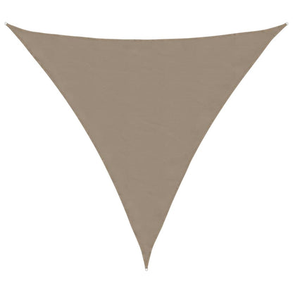 Parasole a Vela Oxford Triangolare 5x5x5 m Grigio Talpa | homemem39
