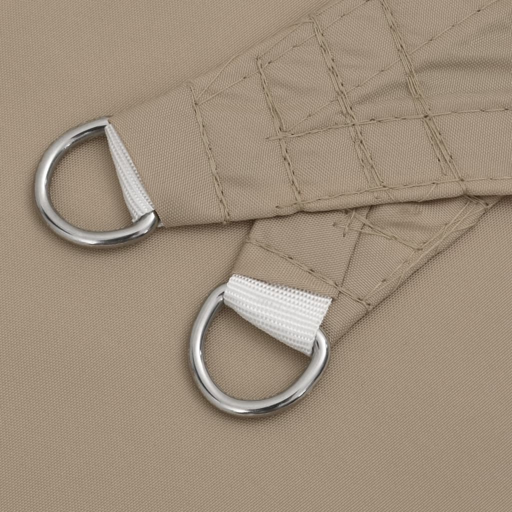 Parasole a Vela Oxford Triangolare 5x6x6 m Grigio Talpa | homemem39