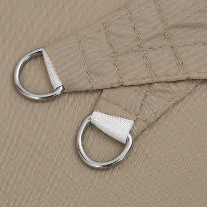 Parasole a Vela Oxford Triangolare 5x5x6 m Grigio Talpa